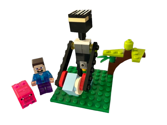 Lego Minecraft - Enderman VS Steve(The Final Battle)