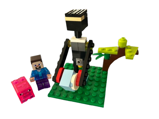 Lego Minecraft - Enderman VS Steve(The Final Battle)