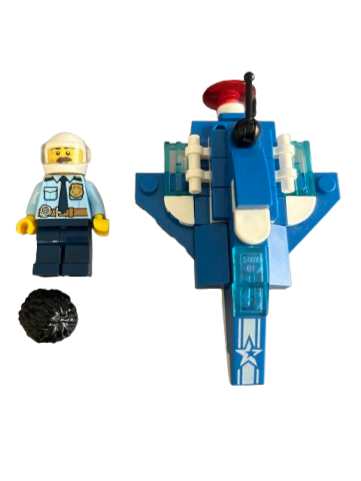 Lego City - Police Officer And Jet(Cop Jet Edition)