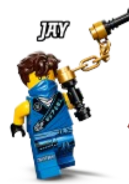 Lego Ninjago - Jay with nunchucks