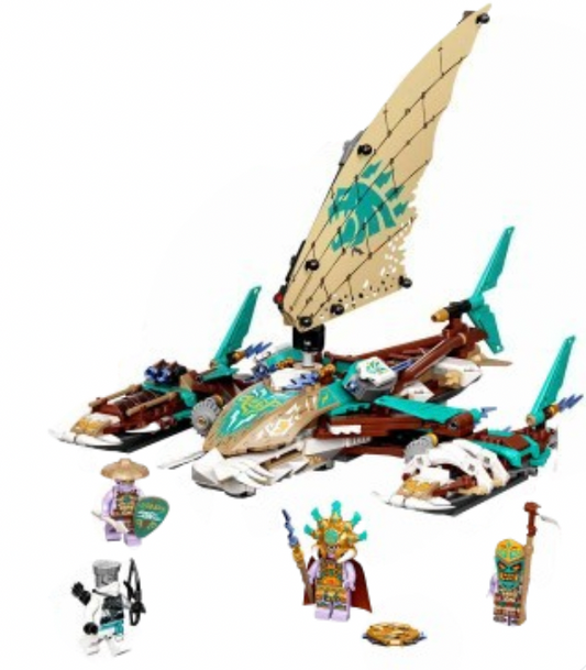 Lego Ninjago - Keeper of the storm amulet's boat 1st hand (COMES IN LEGO PACKETS AND HAS NEVER BEEN TOUCHED))
